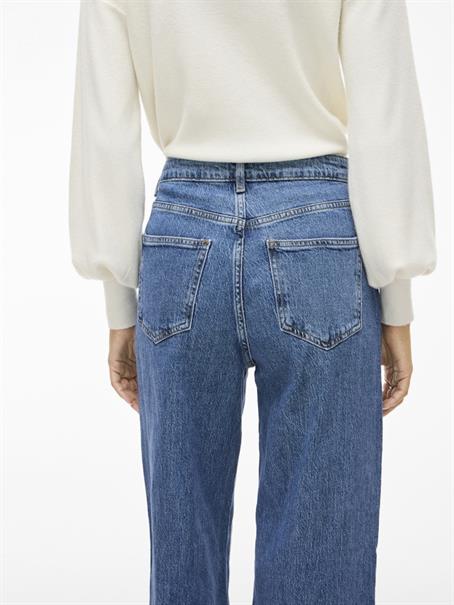 VIFREYA JAF HW WIDE JEANS - NOOS medium blue denim