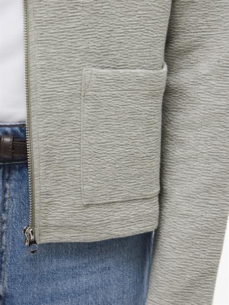VIGARDEN L/S SHORT CARDIGAN - NOOS light grey melange1
