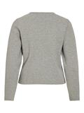 VIGARDEN L/S SHORT CARDIGAN - NOOS light grey melange