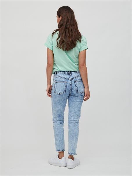 VIGILLIANA HW MOM JEANS medium blue denim