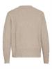 VIHEFNA STITCH DETAIL KNIT TOP/R/2 natural melange