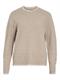 VIHEFNA STITCH DETAIL KNIT TOP/R/2 natural melange