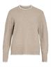 VIHEFNA STITCH DETAIL KNIT TOP/R/2 natural melange