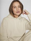 VIHURIS L/S LOOSE SWEAT HOODIE/PB birch