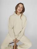 VIHURIS L/S LOOSE SWEAT HOODIE/PB birch