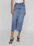 VIJAF HW MIDI DENIM SKIRT-NOOS medium blue denim