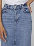 VIJAF HW MIDI DENIM SKIRT-NOOS medium blue denim