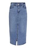 VIJAF HW MIDI DENIM SKIRT-NOOS medium blue denim