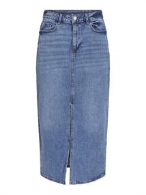 VIJAF HW MIDI DENIM SKIRT-NOOS medium blue denim