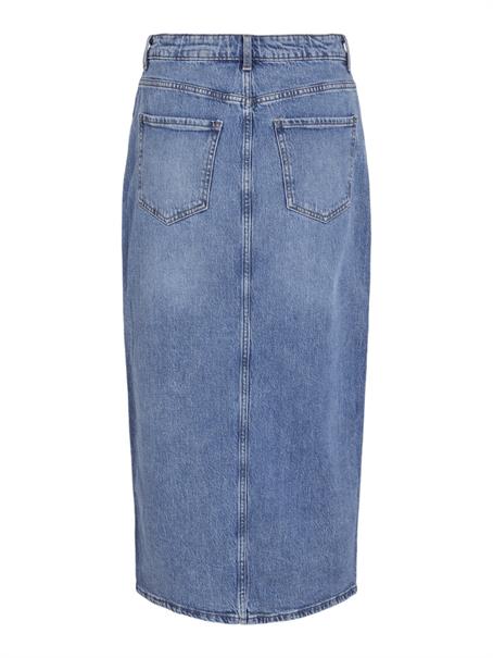 VIJAF HW MIDI DENIM SKIRT-NOOS medium blue denim
