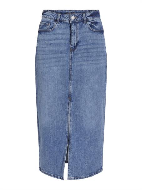 VIJAF HW MIDI DENIM SKIRT-NOOS medium blue denim
