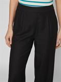 VIJOLANDA HW LINEN BLEND PANTS - NOOS black beauty
