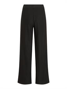 VIJOLANDA HW LINEN BLEND PANTS - NOOS black beauty