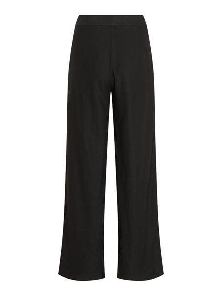 VIJOLANDA HW LINEN BLEND PANTS - NOOS black beauty