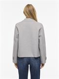 VIJUICE L/S SHORT JACKET - NOOS light grey melange