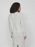VIKACHEL O-NECK L/S KNIT TOP/R/1 light grey melange