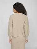 VIKACHEL O-NECK L/S KNIT TOP/R/1 natural melange