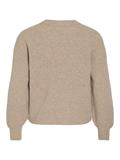 VIKACHEL O-NECK L/S KNIT TOP/R/1 natural melange