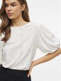 VIKALLY O-NECK 2/4 TOP - NOOS optical snow