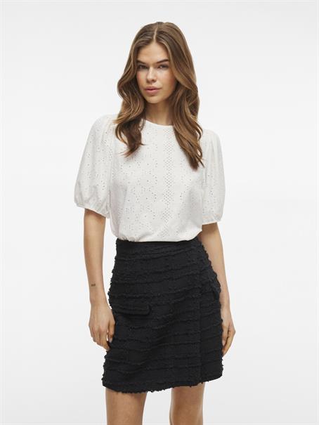VIKALLY O-NECK 2/4 TOP - NOOS optical snow