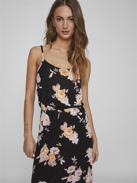 VIKAMI STRAP LONG DRESS/KA black