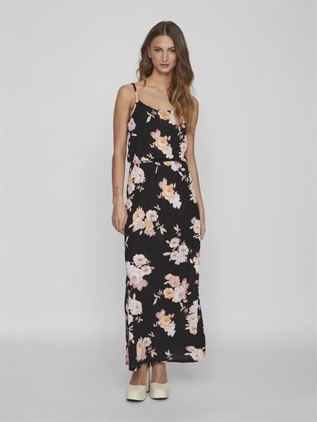 VIKAMI STRAP LONG DRESS/KA black