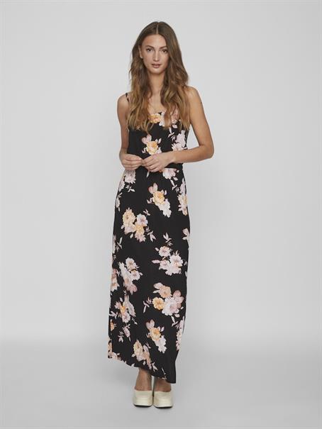 VIKAMI STRAP LONG DRESS/KA black