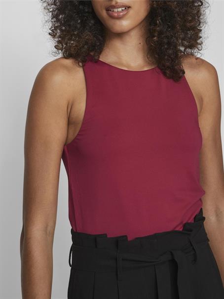 VIKENZA S/L TANK TOP - NOOS beet red