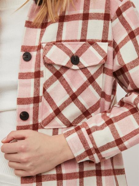 VIKIKI L/S SHACKET cloud dancer