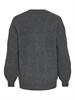 VIKIMMIS V-NECK L/S KNIT CARDIGAN/R dark grey melange