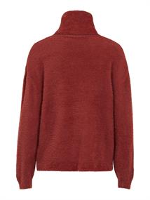 VILAJULI ROLLNECK L/S KNIT - NOOS fired brick