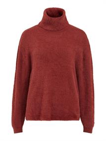 VILAJULI ROLLNECK L/S KNIT - NOOS fired brick