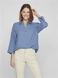 VILANIA BUTTON 3/4 SHIRT - NOOS coronet blue