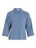 VILANIA BUTTON 3/4 SHIRT - NOOS coronet blue