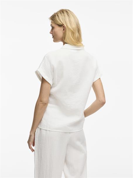 VILANIA S/S SHIRT snow white