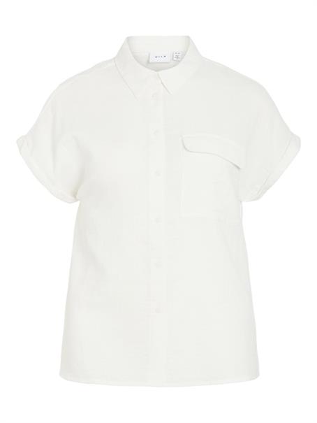 VILANIA S/S SHIRT snow white