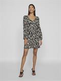 VILAYA LULA V-NECK L/S DRESS/SU/LC black