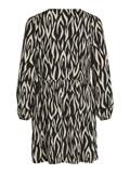 VILAYA LULA V-NECK L/S DRESS/SU/LC black