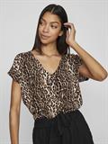 VILAYA S/S V-NECK TOP black