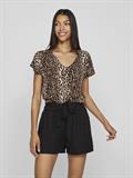 VILAYA S/S V-NECK TOP black