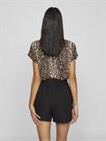 VILAYA S/S V-NECK TOP black