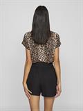VILAYA S/S V-NECK TOP black