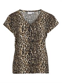 VILAYA S/S V-NECK TOP black