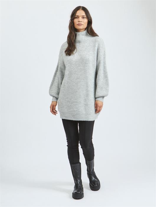 vileah-zipper-l-s-knit-tunic-light-grey-melange