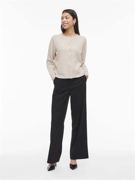 VILIGA L/S O-NECK KNIT CARDIGAN birch