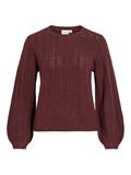 VILIGA POINTELLE L/S O-NECK TOP -NOOS port royale