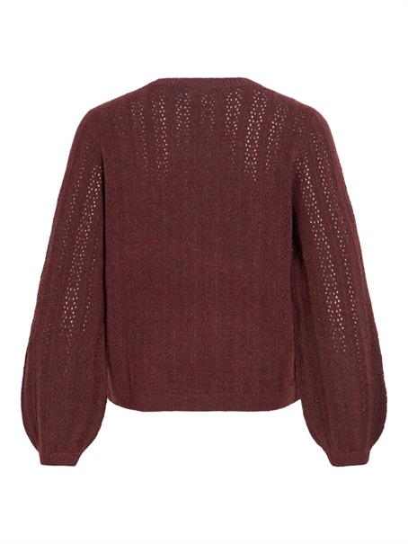 VILIGA POINTELLE L/S O-NECK TOP -NOOS port royale