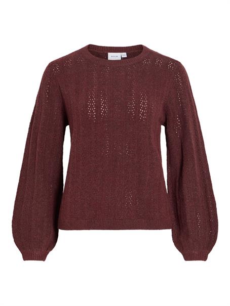 VILIGA POINTELLE L/S O-NECK TOP -NOOS port royale