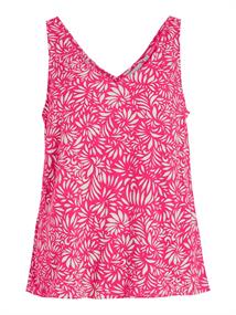 VILISE JANE V-NECK S/L TOP/SU pink yarrow-jane