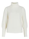 VILOU NEW ROLLNECK L/S KNIT TOP - NOOS white alyssum